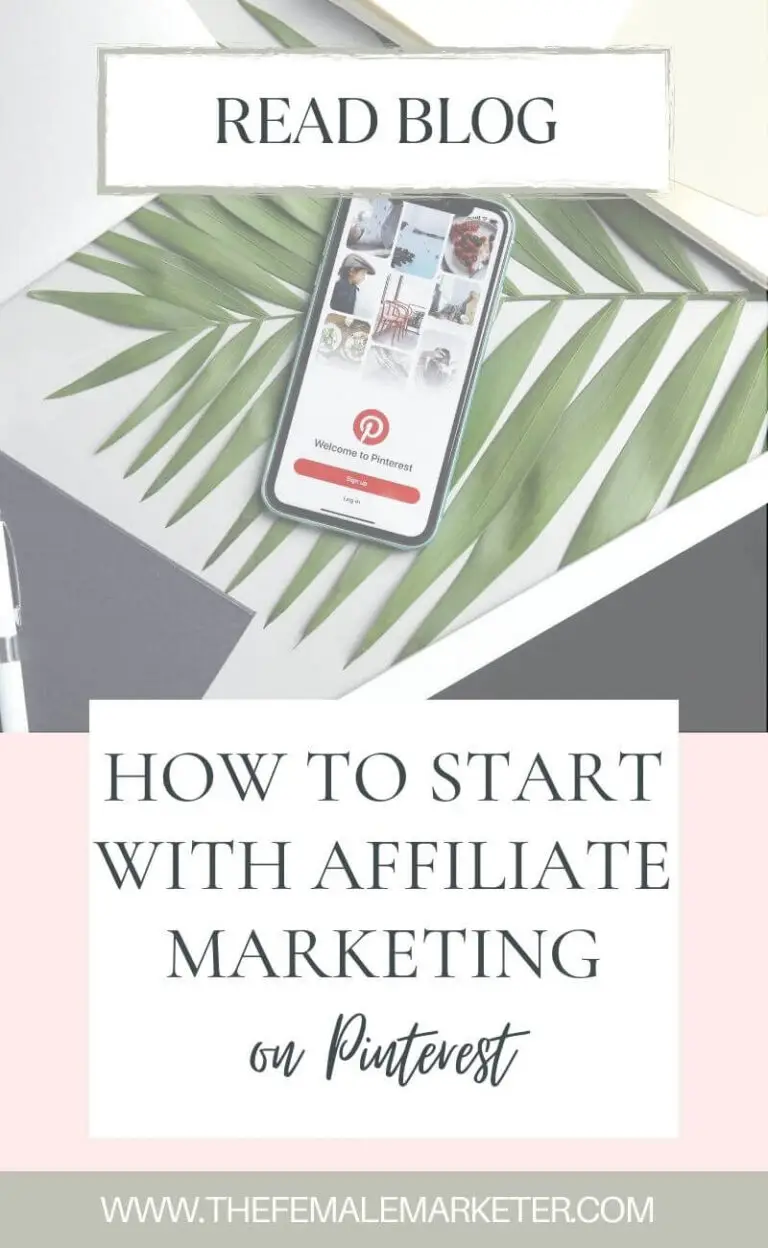 How to start with affiliate marketing on pinterest pin