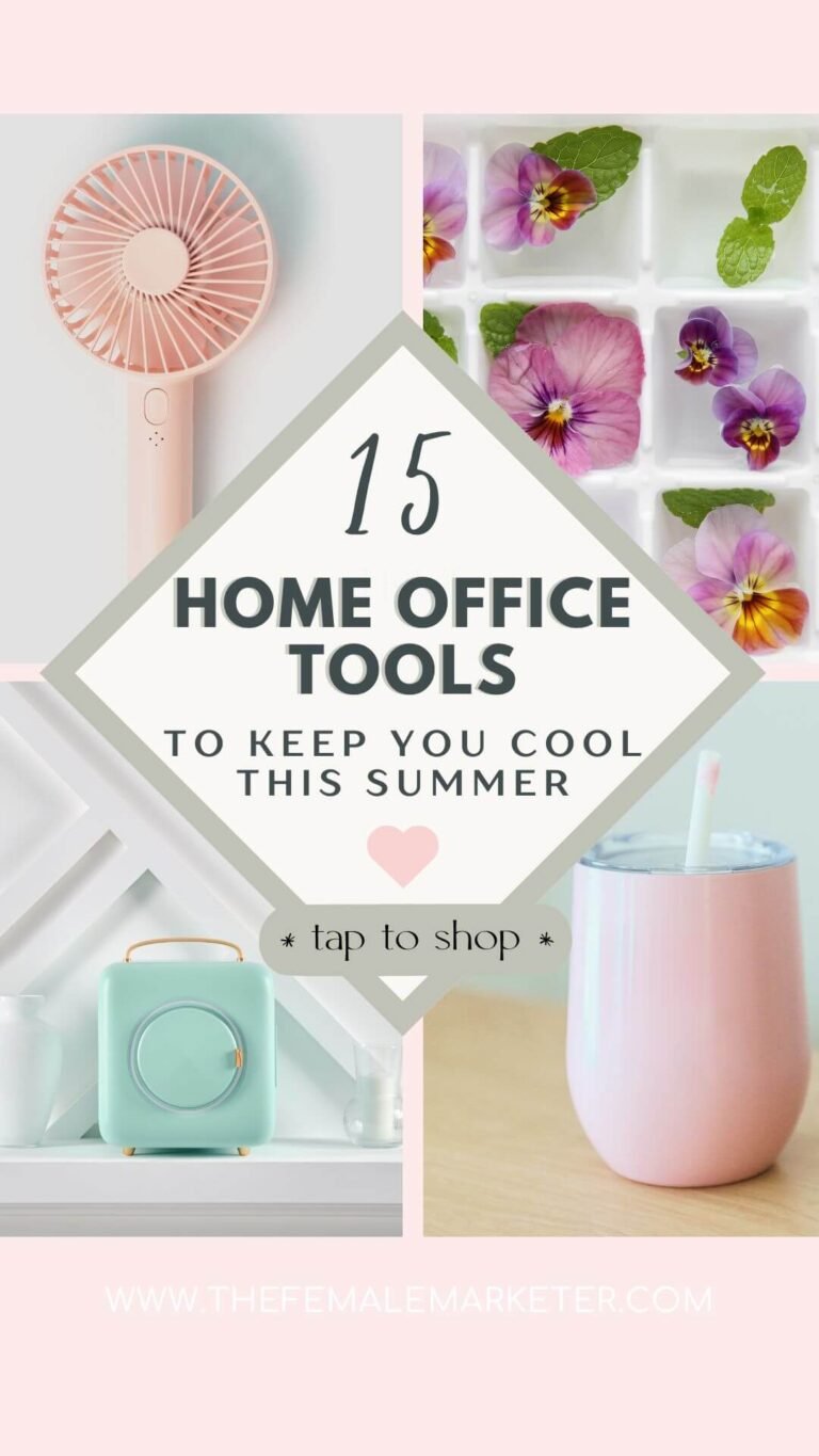 15 Home Office Tools to Keep you Cool this Summer Pin