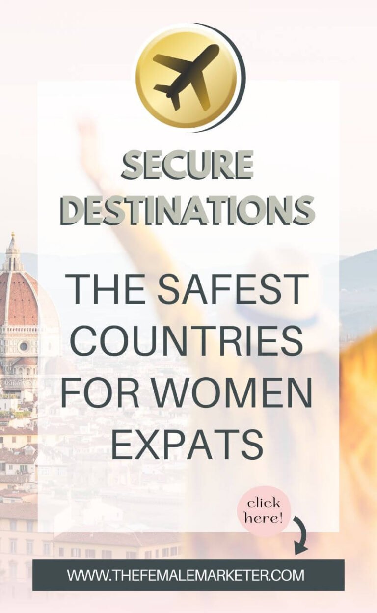 Secure Destinations: The Safest Countries for Women Expats Pin