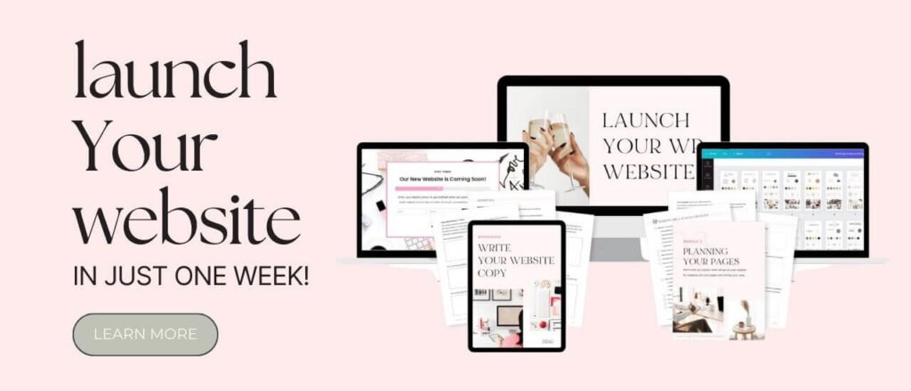 course launch your website in one week